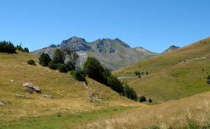 Panoramic view of the Pyrenees