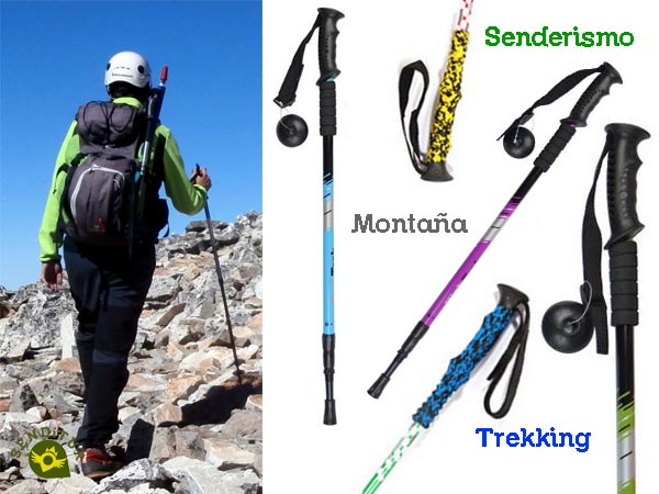 Bastones de Senderismo, Trekking o Montaña · Senditur sendas rutas y turismo