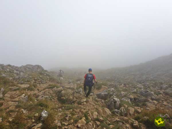 We start the descent of the Txindoki